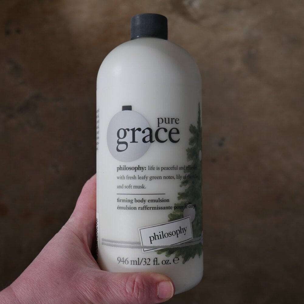 Philosophy Pure Grace FIRMING BODY EMULSION Moisturizing Lotion 32 Oz